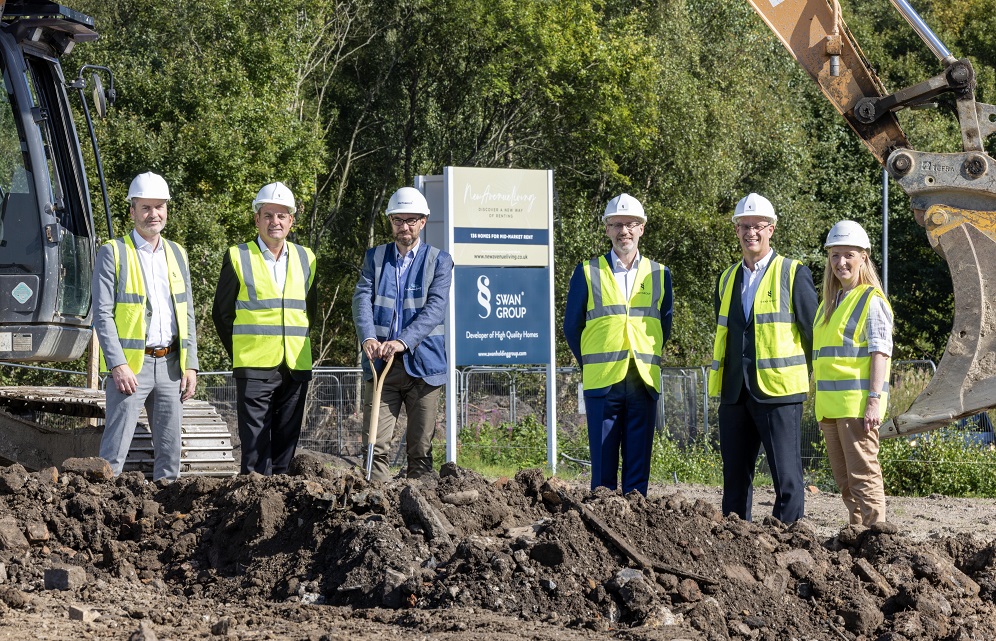 Swan Group breaks ground at 136home Glasgow development Scottish